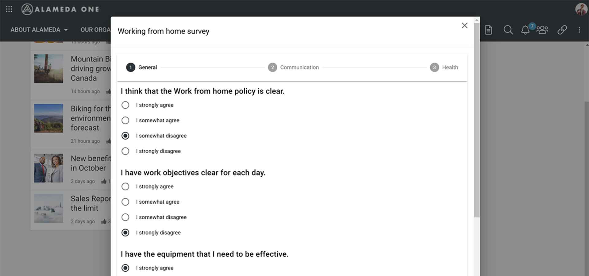 Image 10: Internal survey