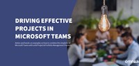 Driving effective projects in Microsoft Teams
